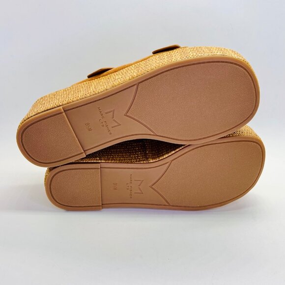 Marc Fisher Palery Suede Platform Sandal Size 9.5 Brown Leather Espadrille - Picture 11 of 15